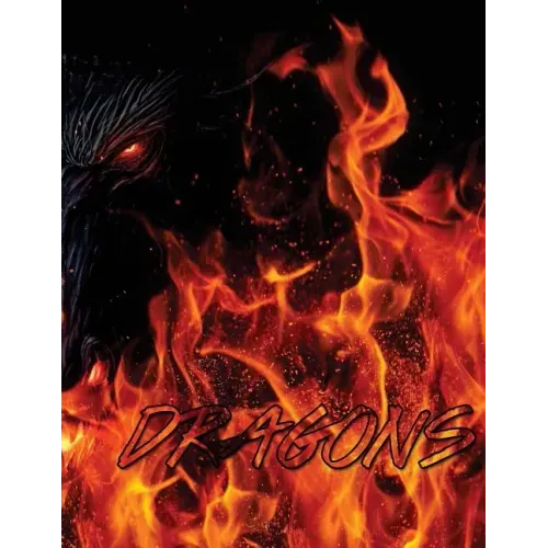 Dragons: Adult Coloring Book: Large, Stress Relieving, Relaxing Dragon Coloring Book for Adults, Grown Ups, Men & Women. 45 One