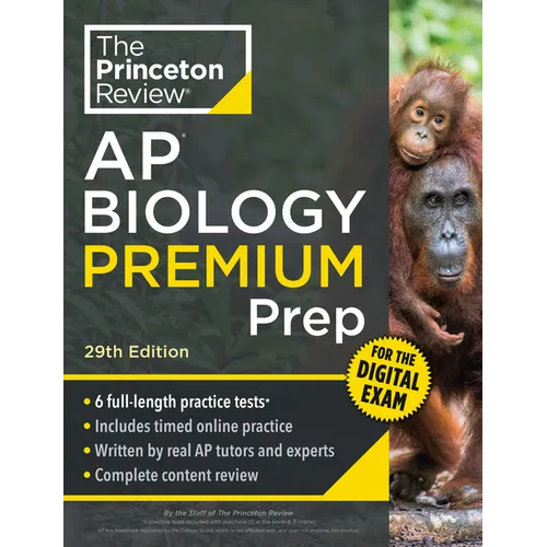 Princeton Review AP Biology Premium Prep, 29th Edition: 6 Practice Tests + Digital Practice Online + Content Review