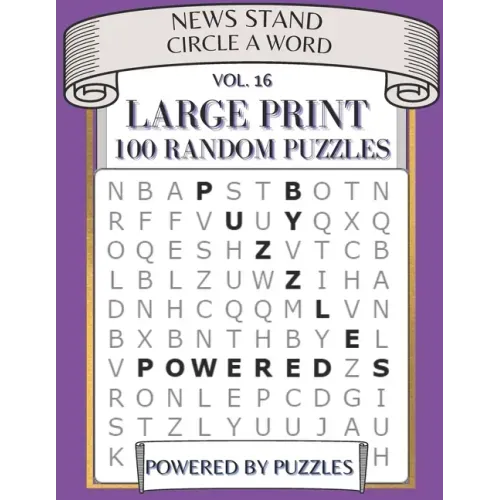 News Stand Circle a Word Vol.16: Large Print 100 Puzzles