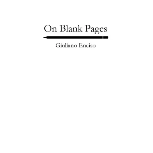 On Blank Pages