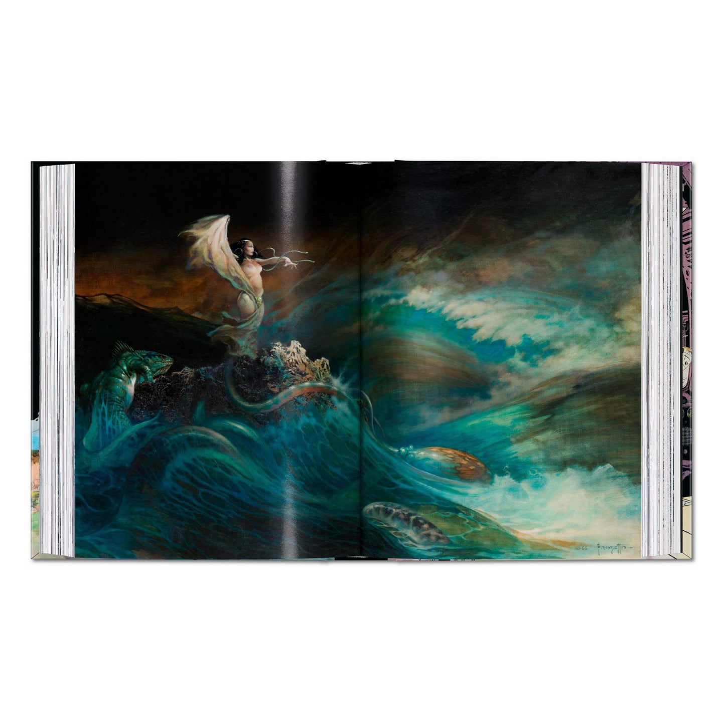 The Fantastic Worlds of Frank Frazetta. 45th Ed. (German, French, English) Book
