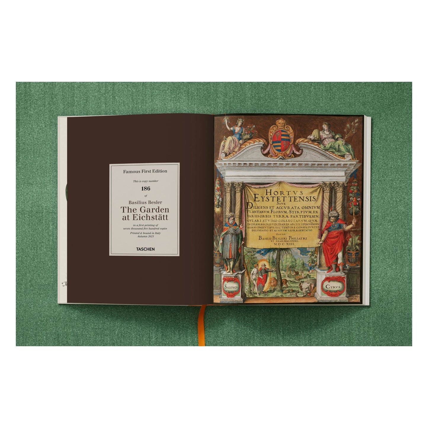 Basilius Besler. The Garden at Eichstätt (German, French, English) (FFE) Book