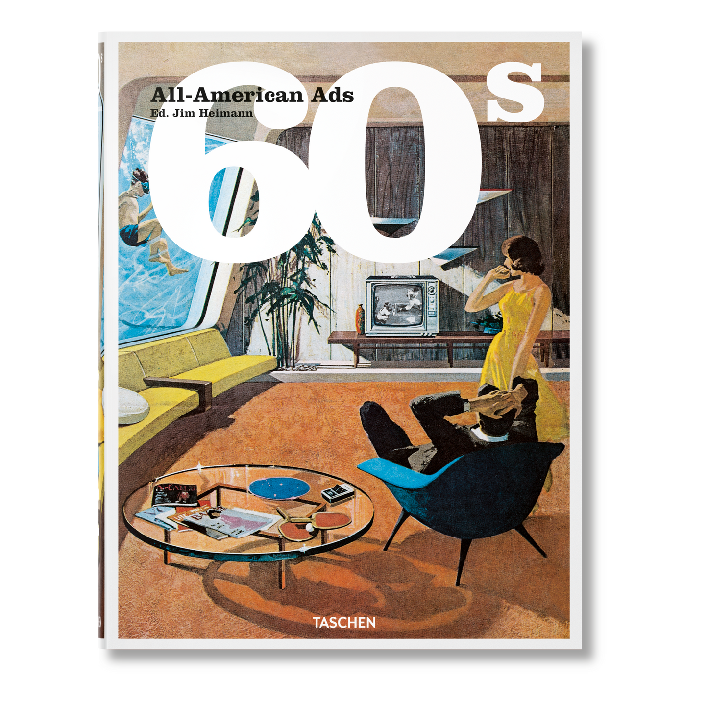 All-American Ads of the 60s (German, French, English) Book