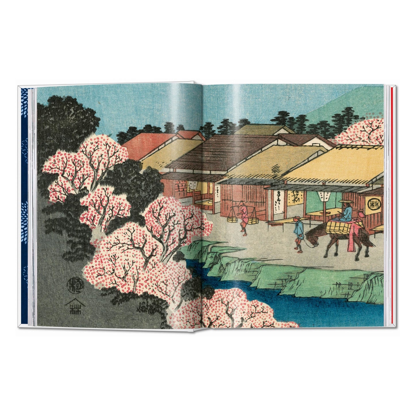 Hiroshige & Eisen. The Sixty-Nine Stations along the Kisokaido. 40th Ed. (German, French, English) Book