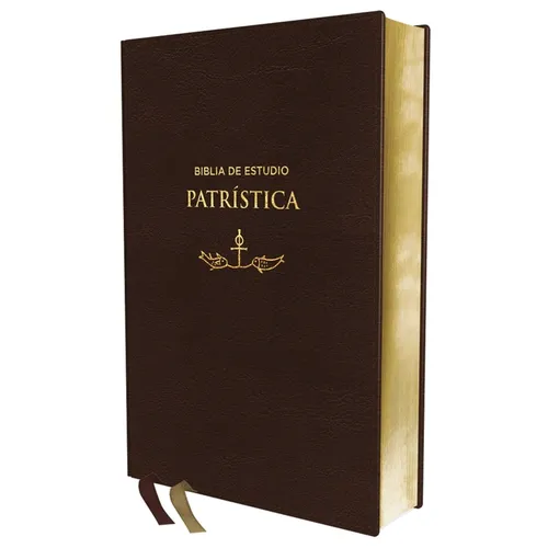 Rvr, Biblia de Estudio Patrística, Leathersoft, Marrón, Interior a DOS Colores, Palabras de Jesús En Rojo, Comfort Print: La Sabiduría del Cristianism