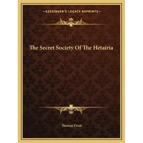 The Secret Society of the Hetairia