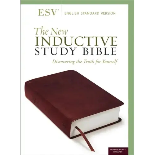 The New Inductive Study Bible (Esv, Milano Softone, Burgundy)