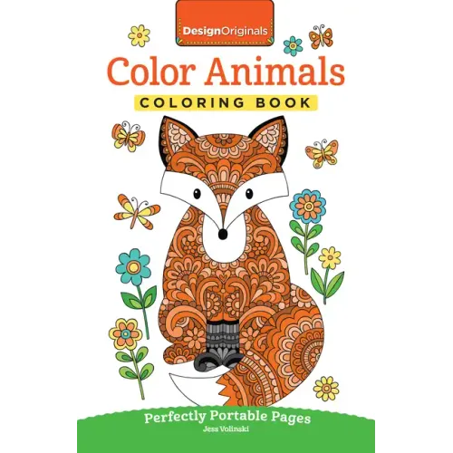 Color Animals Coloring Book: Perfectly Portable Pages