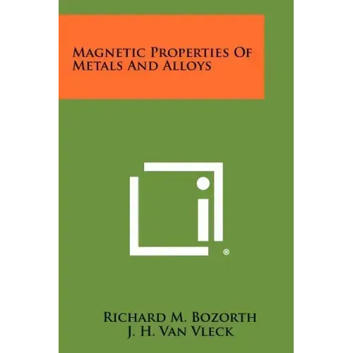 Magnetic Properties Of Metals And Alloys