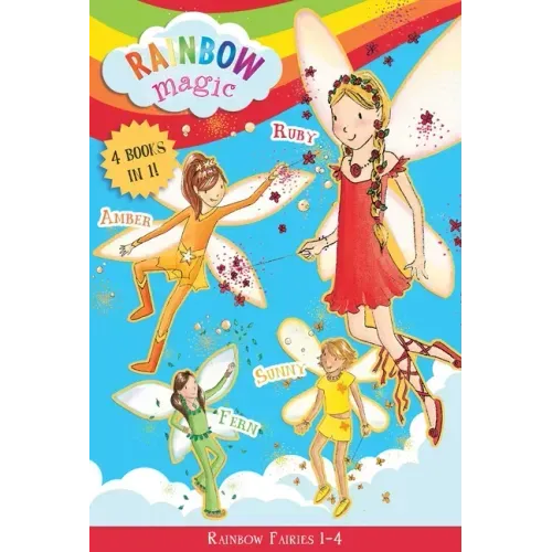 Rainbow Magic Rainbow Fairies: Books #1-4: Ruby the Red Fairy, Amber the Orange Fairy, Sunny the Yellow Fairy, Fern the Green Fairy