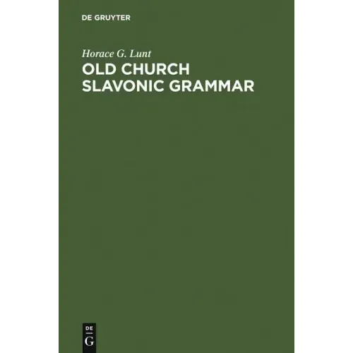 Old Church Slavonic Grammar