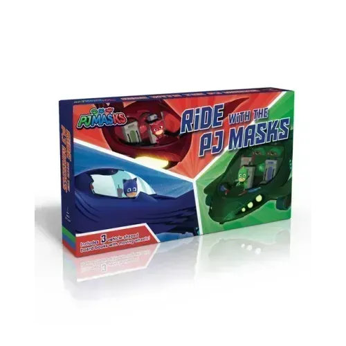 Ride with the Pj Masks (Boxed Set): To the Cat-Car!; Go, Go, Gekko-Mobile!; Fly High, Owl Glider!