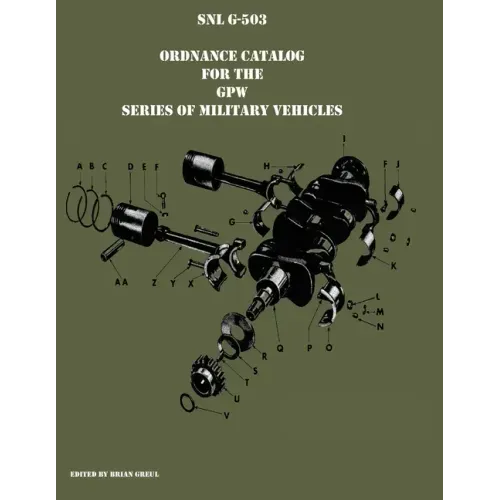 SNL G-503 Ordnance Catalog for the GPW series of military vehicles