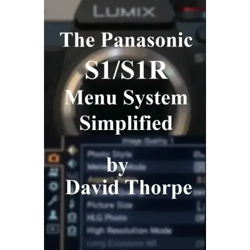 The Panasonic S1/S1R Menu System Simplified