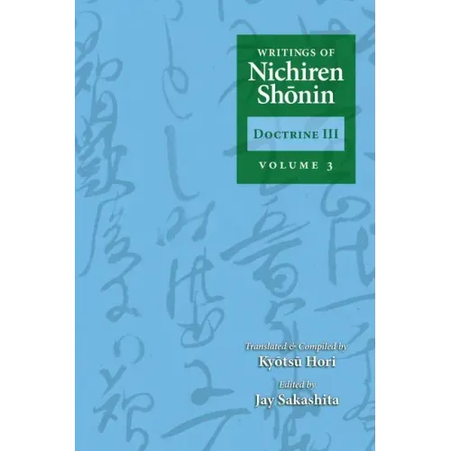 Writings of Nichiren Shonin Doctrine 3: Volume 3