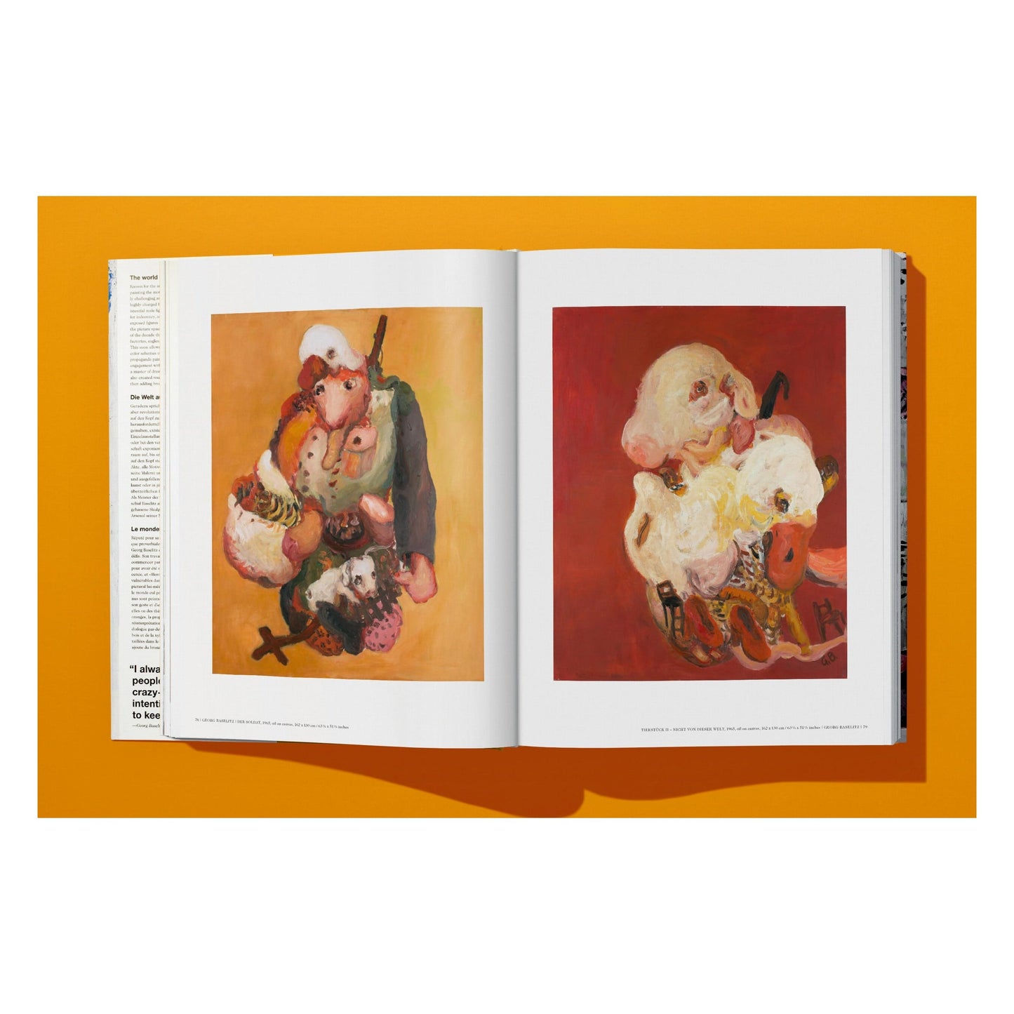 Georg Baselitz (German, French, English) Book