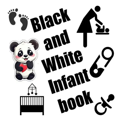 Black and White High Contrast Infant Book
