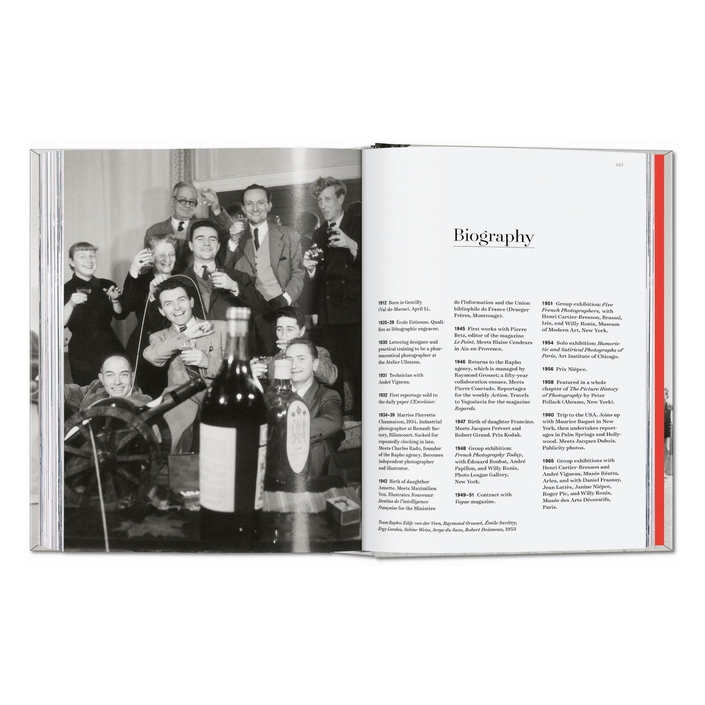 Robert Doisneau. Paris. 45th Ed. (German, French, English) Book