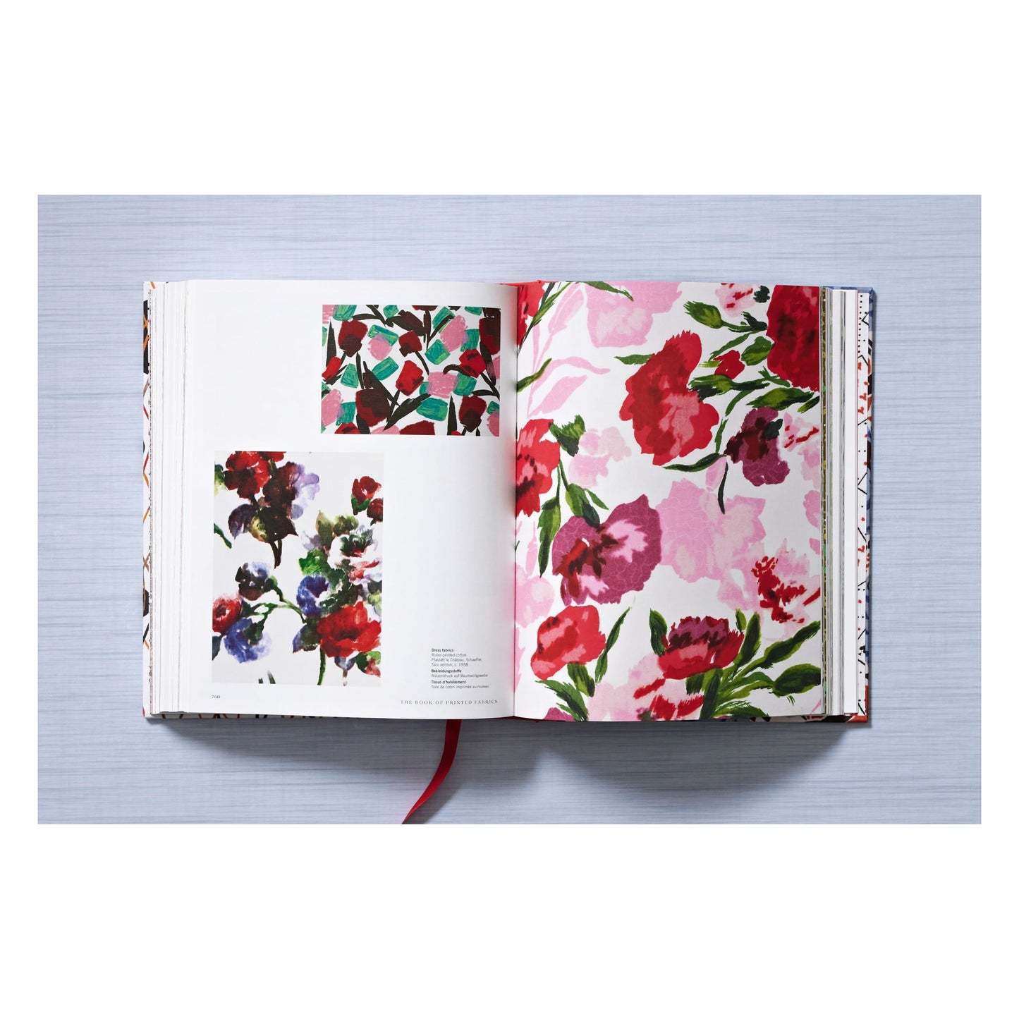 Printed Fabrics. From the 16th century until today (German, French, English) Book