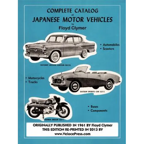Complete Catalog of Japanese Motor Vehicles