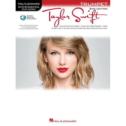 Taylor Swift - Instrumental Play-Along for Trumpet Book/Online Audio