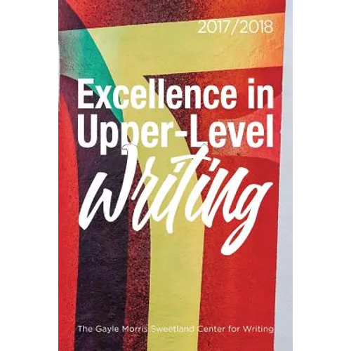 Excellence in Upper-Level Writing 2017/2018