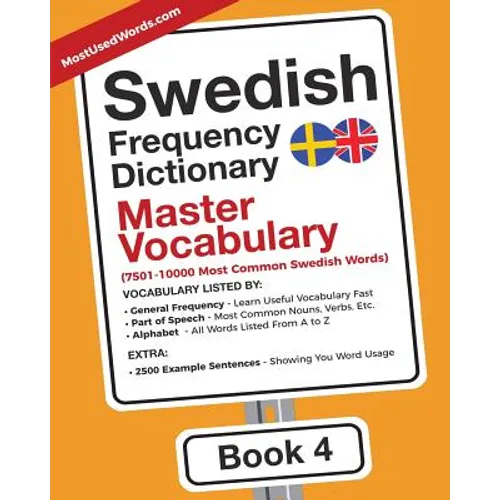 Swedish Frequency Dictionary - Master Vocabulary: 7501-10000 Most Common Swedish Words