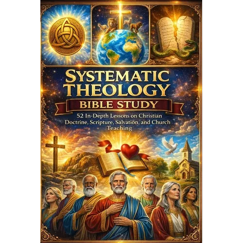 Systematic Theology Bible Study: 52 In-Depth Lessons on Christian Doctrine, Scripture, Salvation, and Church Teaching