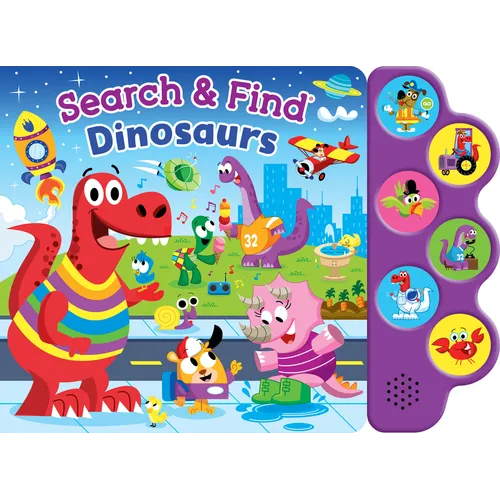Search & Find: Dinosaurs (6-Button Sound Book)