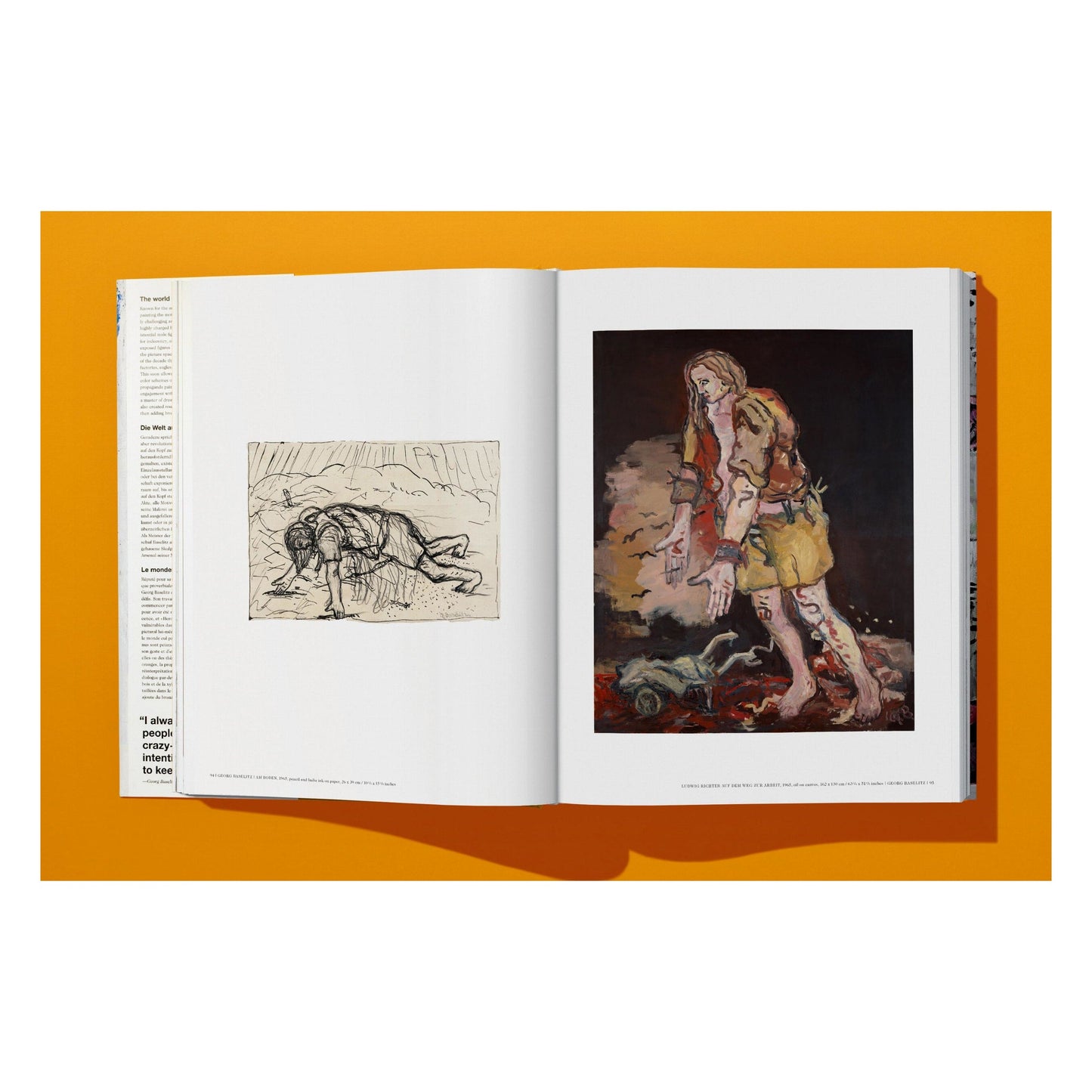 Georg Baselitz (German, French, English) Book
