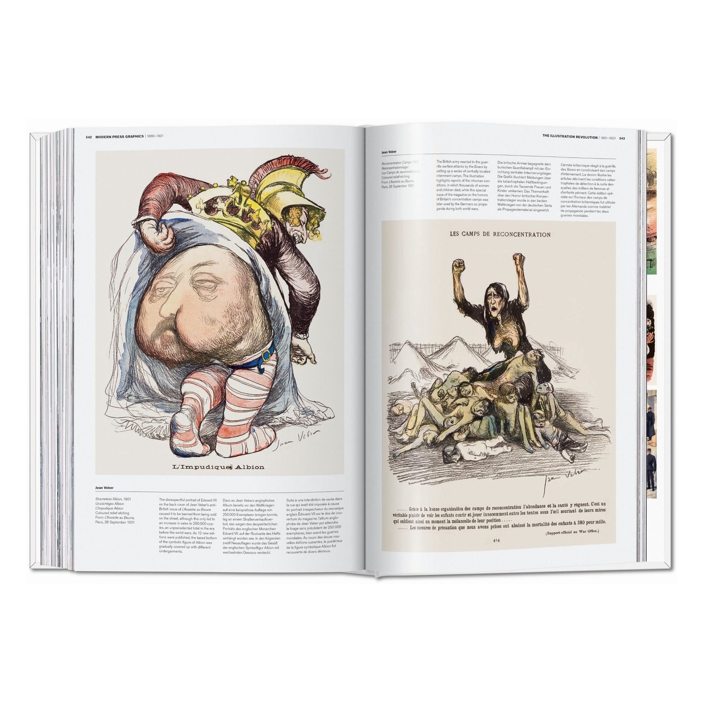 History of Press Graphics. 1819–1921 (German, French, English) Book