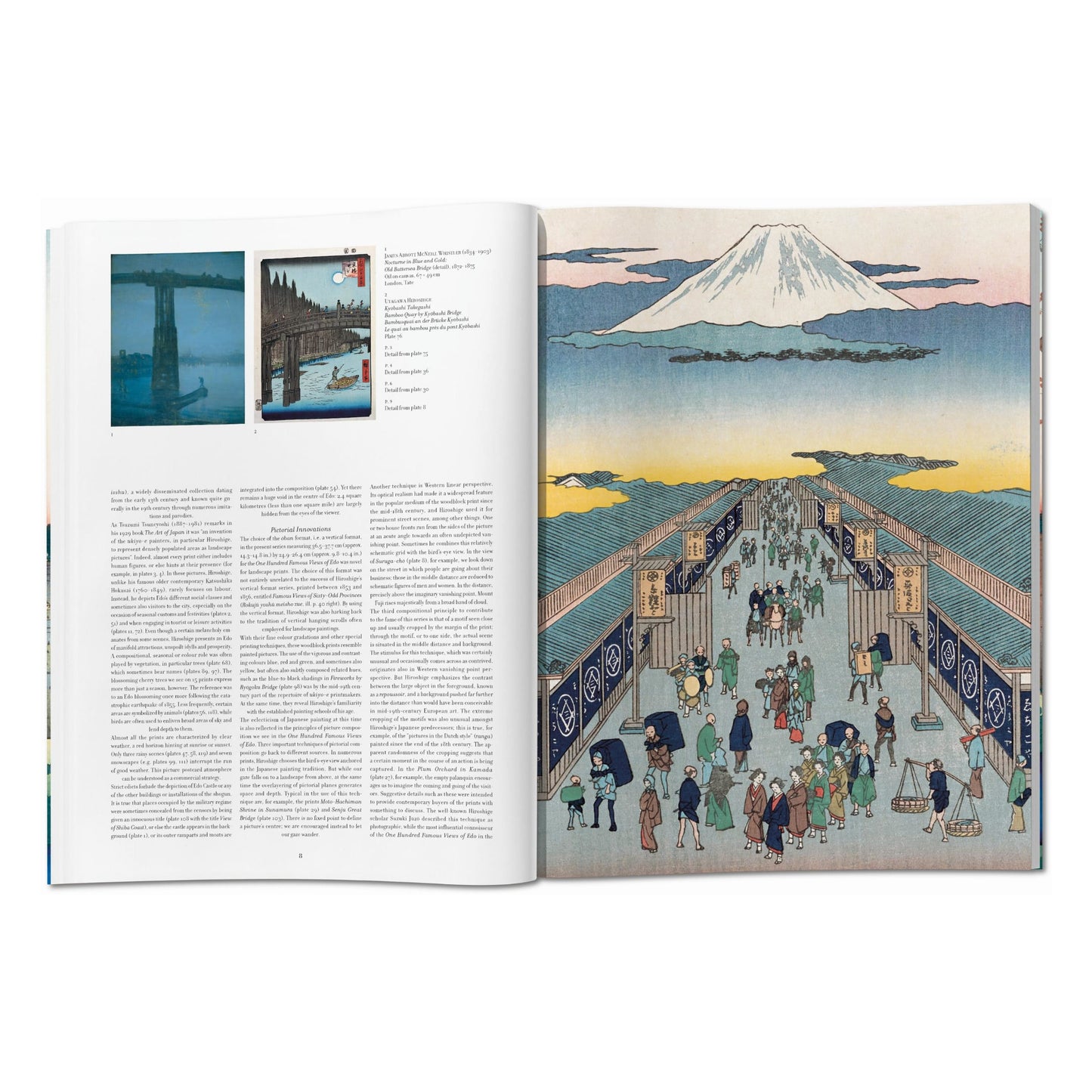 Hiroshige. One Hundred Famous Views of Edo (German, French, English) Book
