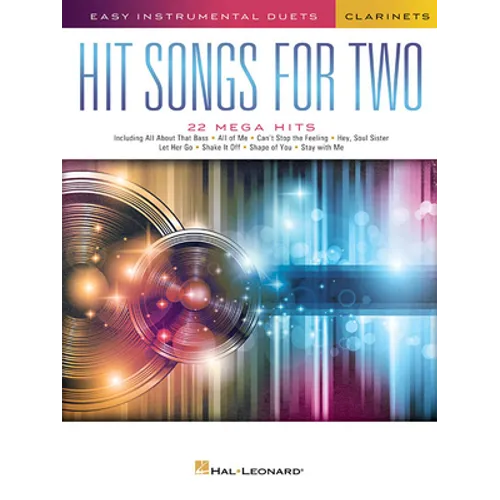 Hit Songs for Two Clarinets: Easy Instrumental Duets
