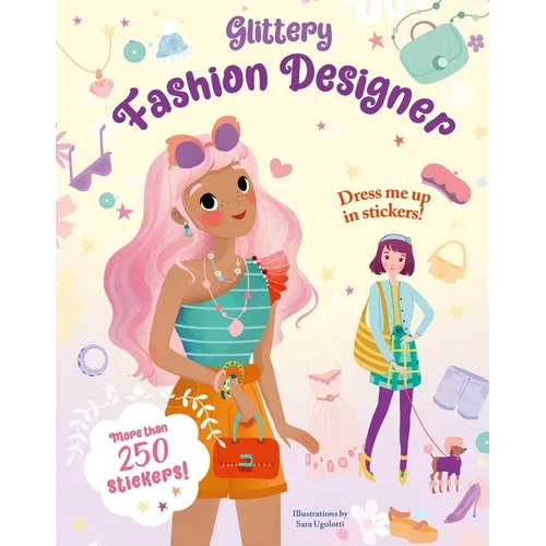 Glittery Fashion Designer Sticker Book