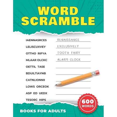 Word Scramble Books for Adults: Word Unscramble Games With Eleven Letters