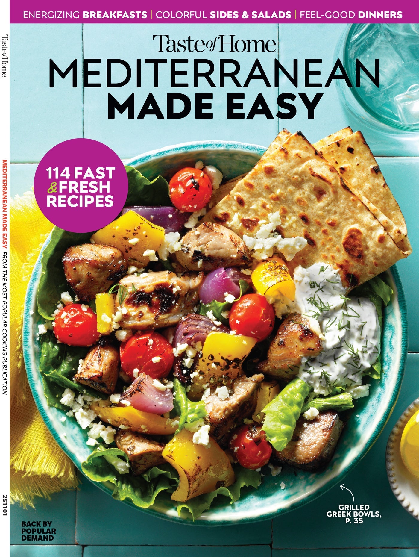 Taste of Home - Mediterranean Made Easy: 114 Fast & Fresh Recipes, Energizing Breakfasts, Greek & Italian Recipes, Colorful, Flavorful Sides & Salads, Feel Good Dinners & More!