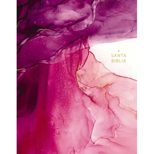 Nbla, Santa Biblia, Edición Artística Ilustrada, Tapa Dura/Tela, Rosado, Palabras de Jesús En Rojo, Comfort Print