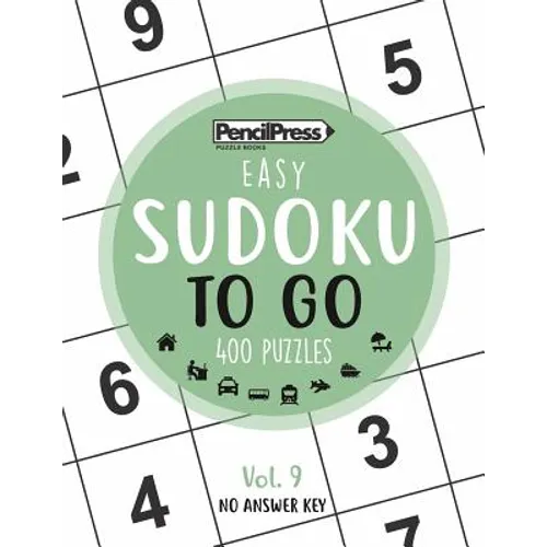 SUDOKU TO GO (400 Puzzles, easy): Sudoku Puzzle Books for adults