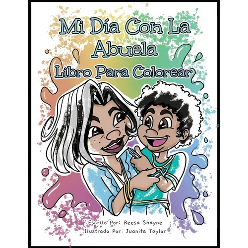 Mi Día con la Abuela: Libro Para Colorear