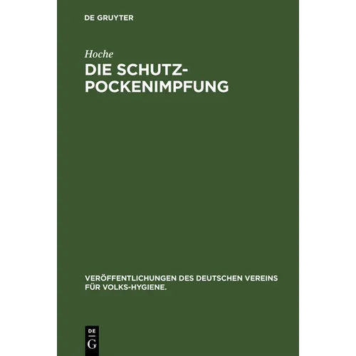 Die Schutzpockenimpfung