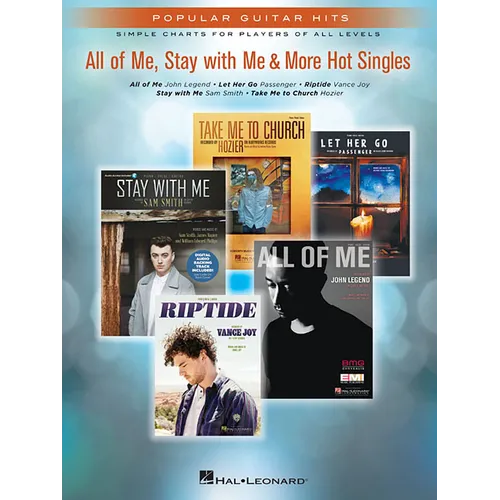 All of Me, Stay with Me & More Hot Singles: Popular Guitar Hits Simple Charts for Players of All Levels