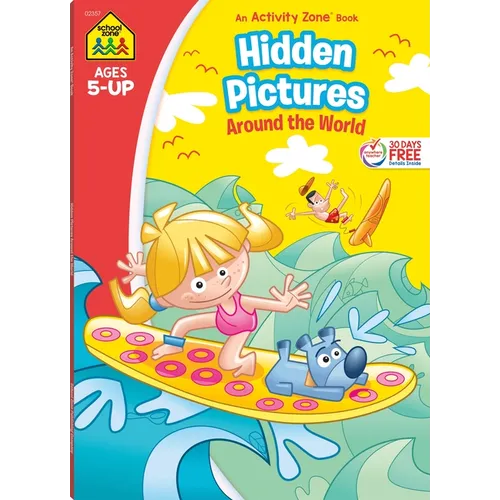 School Zone Hidden Pictures Around the World Workbook