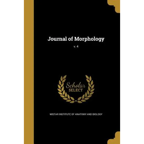 Journal of Morphology; v. 4