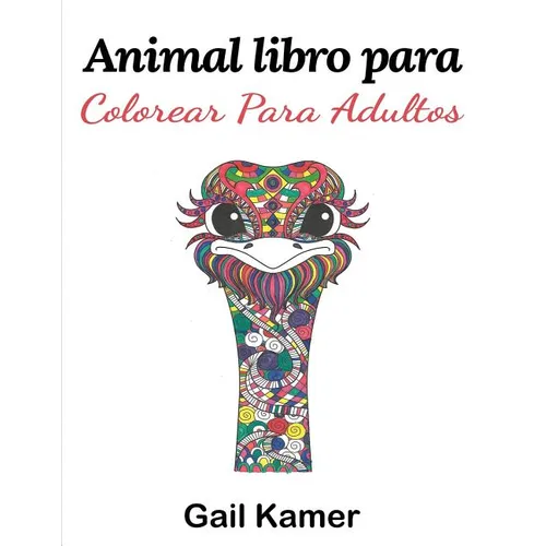 Animal Libro Para Colorear Para Adultos