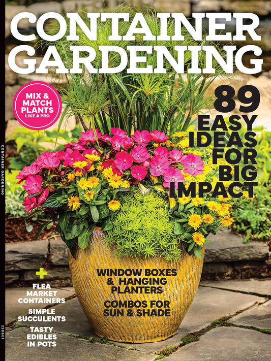 Container Gardening - 89 Easy Ideas To Enhance Your Outdoor Space! Mix & Match Plants, Flea Market Containers, Combos For Sun & Shade, Succulents,Vibrant Colors, Window Boxes, Hanging Planters & More!