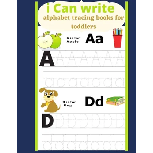 I cant write alphabet tracing books for toddlers: Trace Letters Alphabet Handwriting Practice workbook for kids