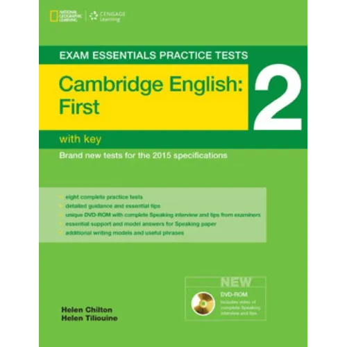 Exam Essentials: Cambridge First Practice Tests 2 W/Key + DVD-ROM