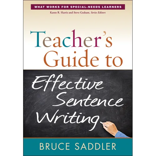 Teacher's Guide to Effective Sentence Writing