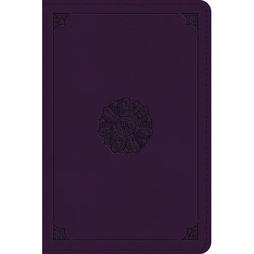 ESV Large Print Bible (Trutone, Lavender, Emblem Design)