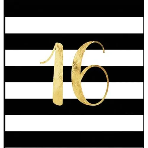 Happy 16th Birthday Guest Book (Hardcover): Sweet Sixteen Guest book, party and birthday celebrations decor, memory book, 16th birthday, happy birthda